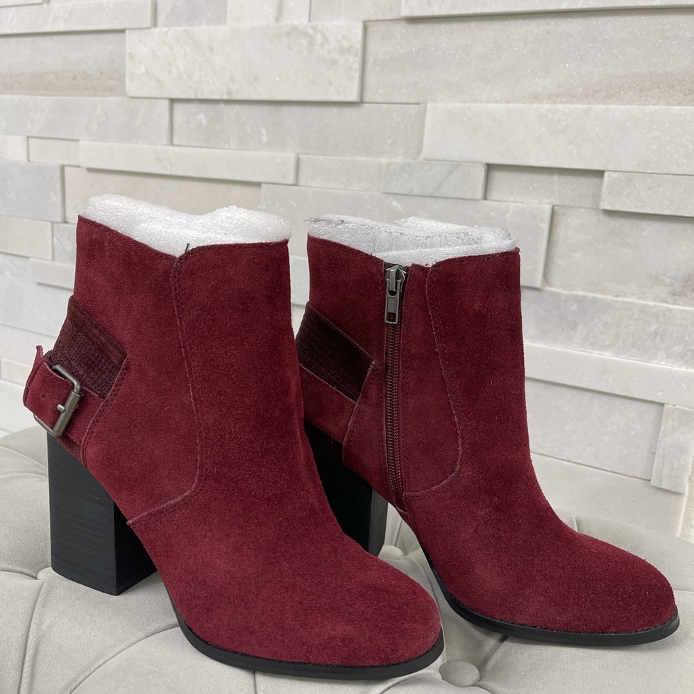 Leather booties.
